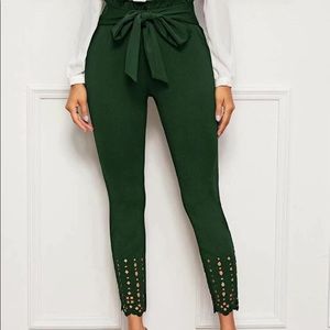 Green dress pant